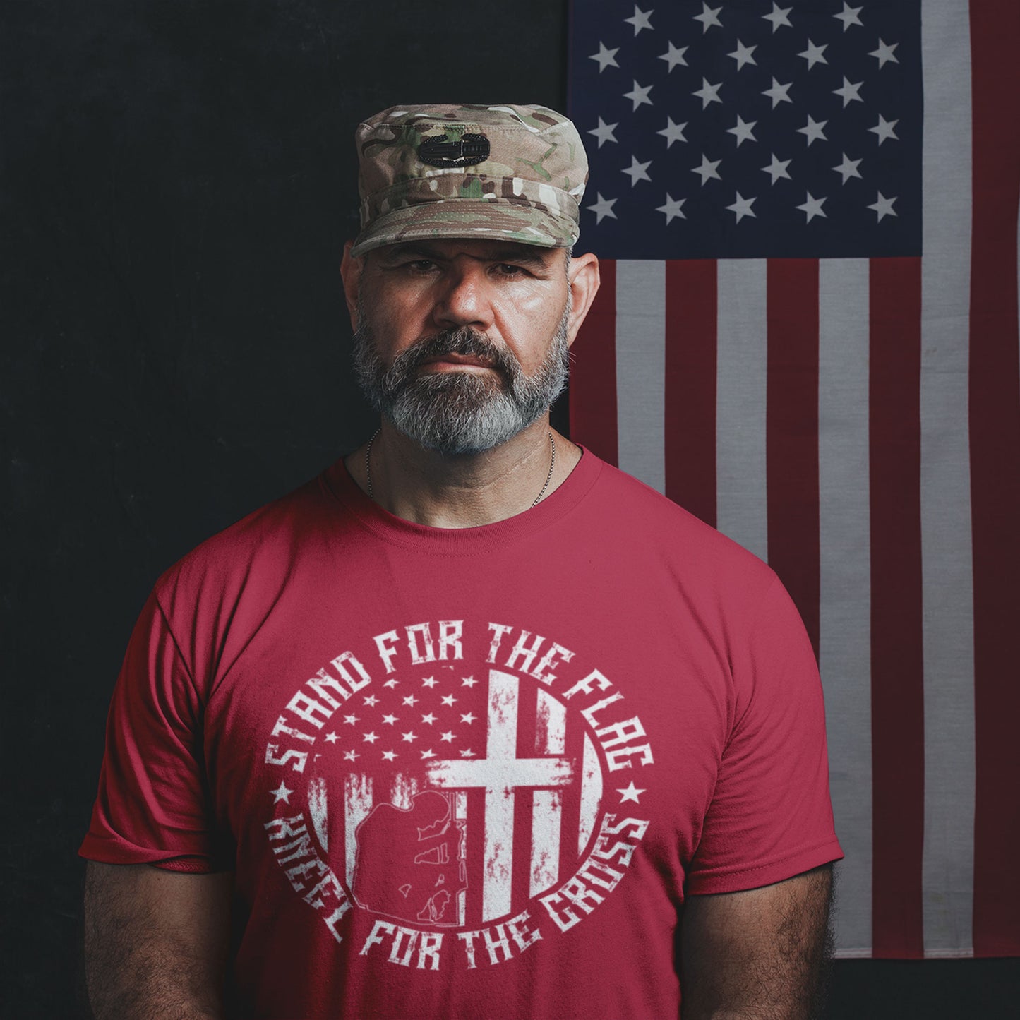 Kneel for God & Country Tees