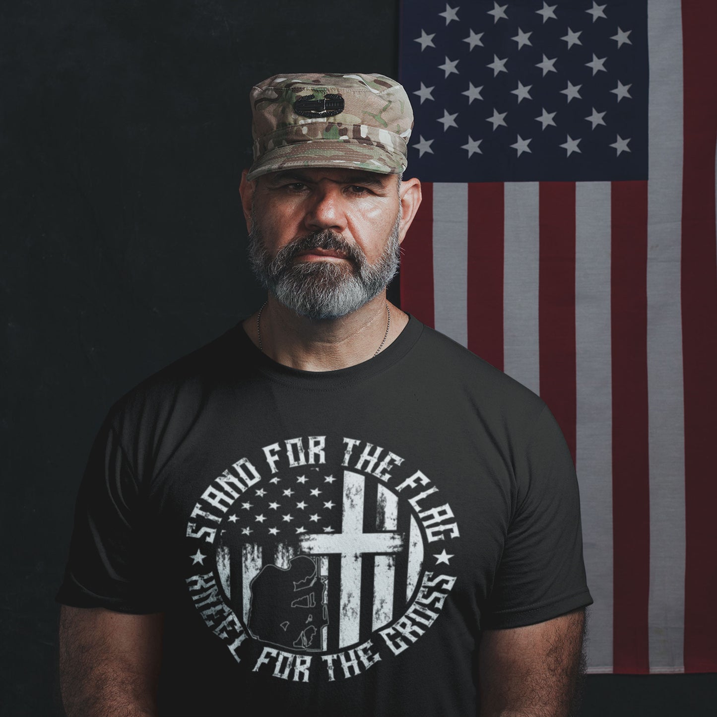 Kneel for God & Country Tees