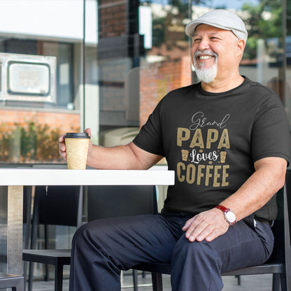 Grandpa Loves Coffee Tees