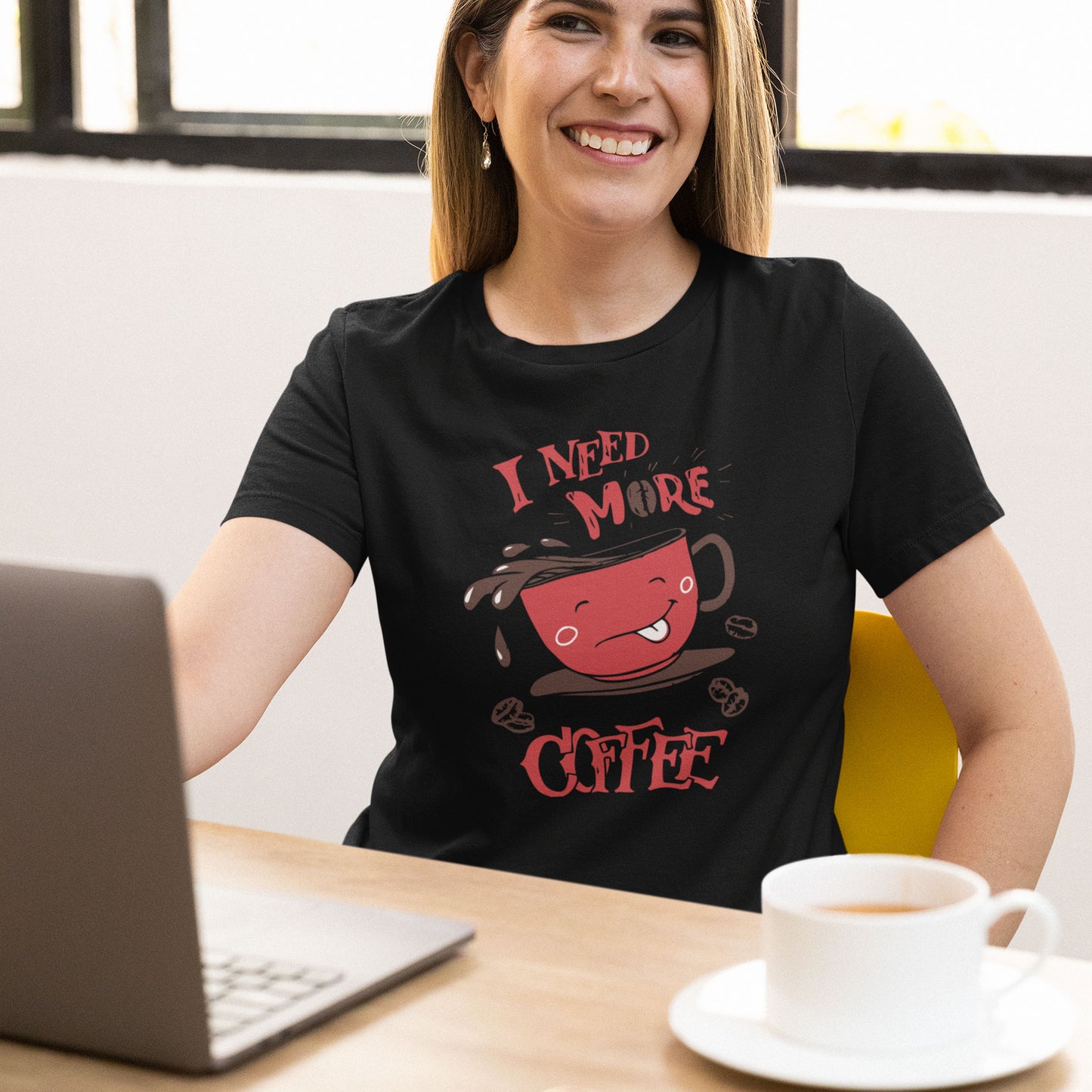 She Needs Coffee Tees